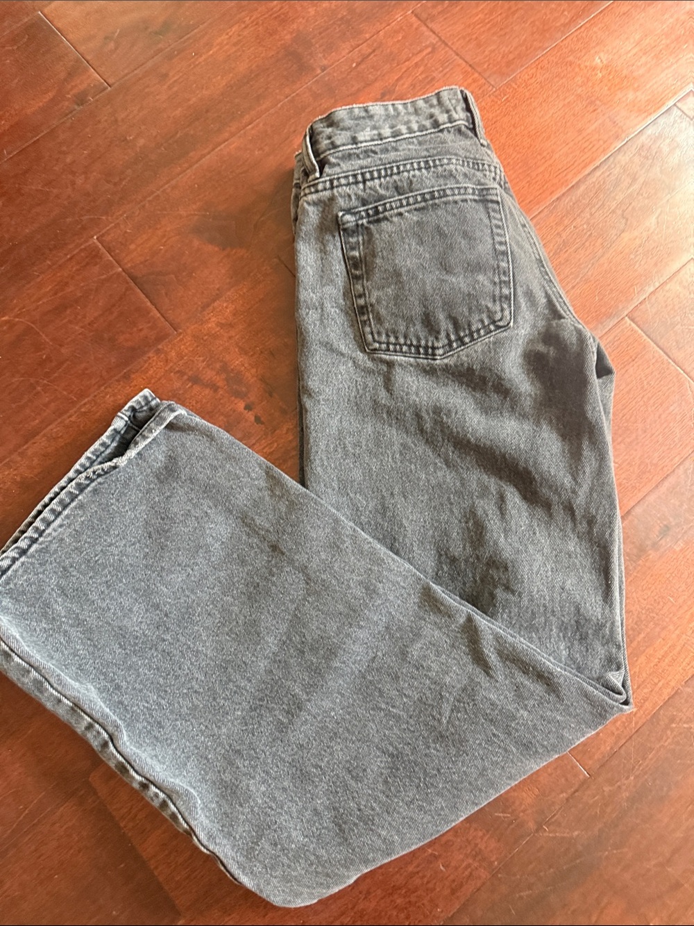 Casey low rise pac sun Wide-Leg Women’s Jeans - Washed Black size 24 - Picture 4 of 7
